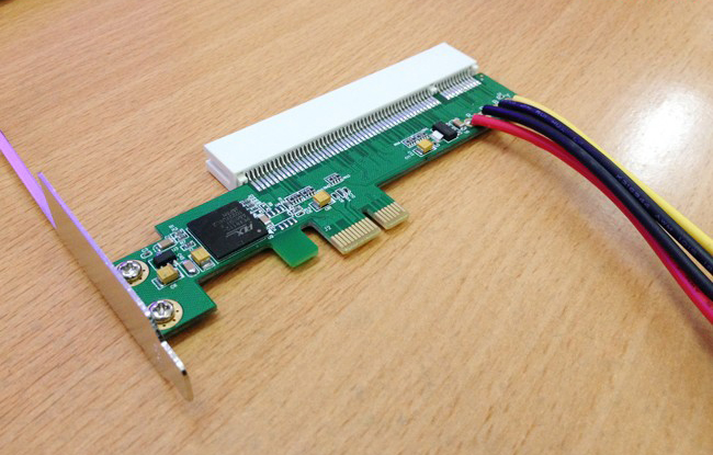 Card chuyển PCI-E to PCI HK